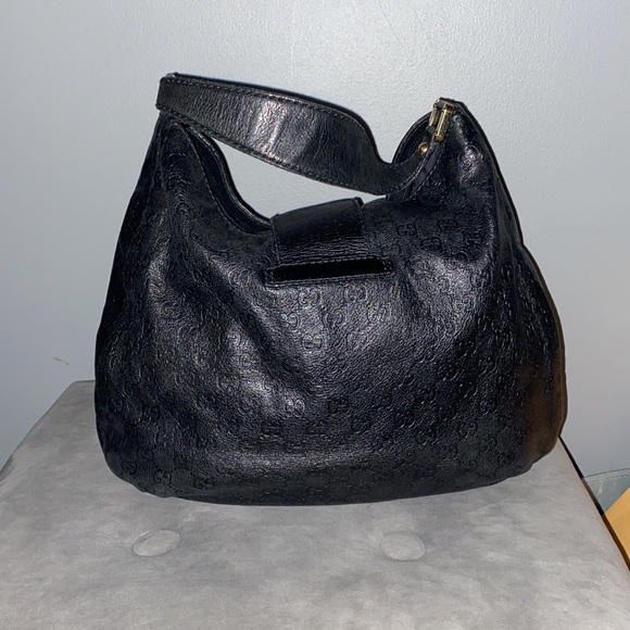 Vintage! Black Guccissima Leather hobo handbag - Picture 3 of 7